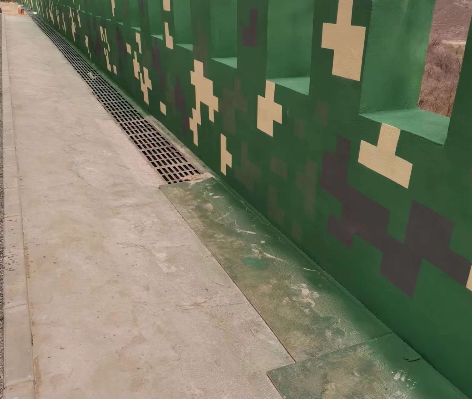 濮阳围墙迷彩喷涂,数迷彩漆