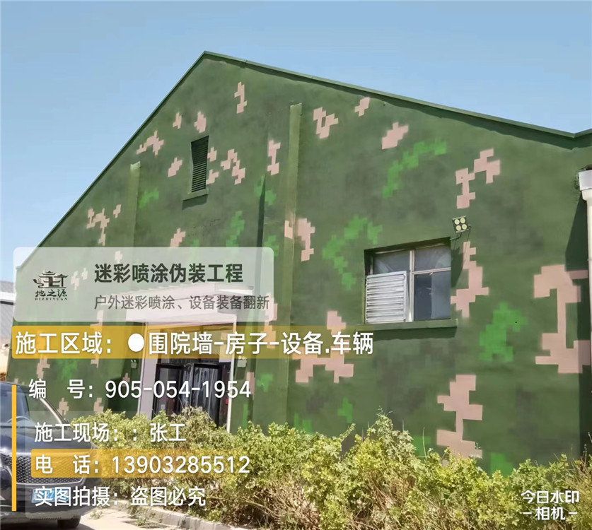 濮阳外墙数码迷彩漆施工报价清单（100㎡标准墙面测算）